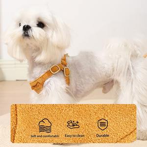 Fabricantes de arneses para perros de marca privada personalizables, arneses y collares para perros, conjunto de arnés para perros de lujo, liso, para <span class=keywords><strong>Chihuahua</strong></span> - Product Image 5