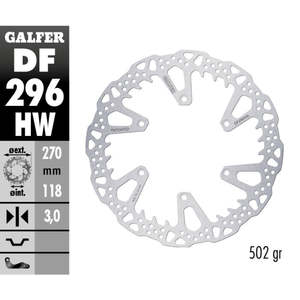 Galfer Shark FANTIC 125 XE 21-25 freno anteriore a disco rotore acciaio e ferro materiale per Hiace VW Hilux A3 auto stato usato - Product Image 1