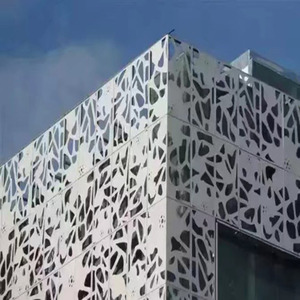 Modern Aluminum Curtain <b>Wall</b> <b>Panels</b> 3D Carved Decorative Facade Exterior Use Powder Coated Anti Corrosion Contemporary Design - Product Image 4