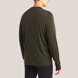 <span class=keywords><strong>Maglia</strong></span> <span class=keywords><strong>Intima</strong></span> da <span class=keywords><strong>Uomo</strong></span> a Collo Tondo, Maniche Lunghe in <span class=keywords><strong>Lana</strong></span> Merino con Striscia Laterale - Product Image 5