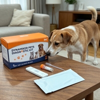 Prueba Rápida de Anticuerpos CPV de Grado Veterinario, Fácil de Usar, Prueba de Parvovirus Canino en Muestras de Heces, Certificación CE, Ensayo de 5-10 Minutos, 2 Años de Duración