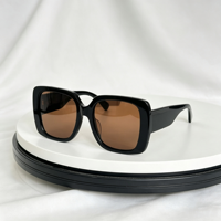 Lunettes de soleil vintage de haute qualité, épaisses et carrées, à monture intégrale, avec verres dégradés et protection UV400, pour un usage extérieur unisexe