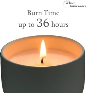 Custom Nordic Modern Handmade Eco-Friendly Ceramic Candle Holder Home Decor Cylinder Scented Luxury Candle Container Matte <b>Empty</b> - Product Image 4