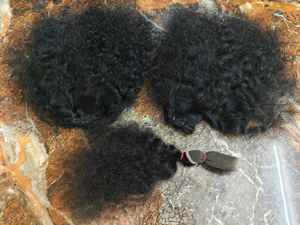 Cierre HD crudo con paquetes de pelucas rizadas profundas extensiones de cabello humano y pelucas hechas con 100% cabello humano virgen real de alta calidad - Product Image 4