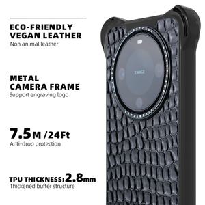 Fabricants d'origine, nouvelle tendance, personnalisation, protection contre les chutes de 7,5 m, TPU PC magnétique, cuir de crocodile premium - Product Image 4