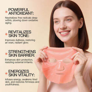 KORMESIC - Mascarilla Facial Vegana en Cápsulas de 35 ml con Vitamina C, Antioxidante, Orgánica, Coreana, Reafirmante, Iluminadora y Suavizante - Product Image 2