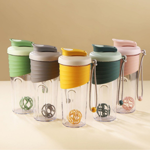 للبيع بالجملة ، خلاط بلاستيك PP لزجاجة شاكر ، أواني شرب بشعار مخصص بنمط فريد من نوعه - Product Image 1