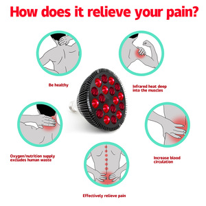 <strong>Red</strong> Beauty Light <strong>LED</strong> Bulb Infrared Therapy Lamps 2 Wavelengths for Body Pain Relief - Product Image 5