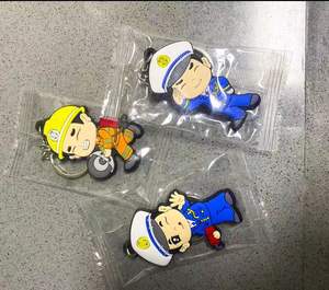 Porte-clés en caoutchouc PVC souple <span class=keywords><strong>2D</strong></span> avec logo personnalisé, mignon, pour cadeau, usine OEM avec 20 ans d'expérience, porte-clés en silicone PVC 3D <span class=keywords><strong>2D</strong></span> pour promotion - Product Image 3