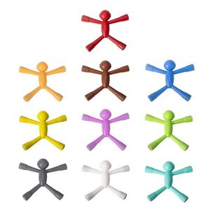 Jouet magnétique viral en silicone, figurine articulée, aimant de réfrigérateur DIY, jouet anti-stress, jouet sensoriel pour enfants, vente en gros OEM - Product Image 1