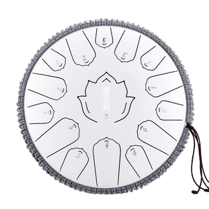 Hluru กลองเหล็กบำบัด15โน้ต14 "เครื่องดนตรีเคาะถังบัวถังบัวพร้อมเคสเล่นง่าย - Product Image 6