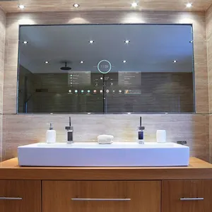 新款浴室电视豪华智能镜子电视IP66防水全高清酒店电视