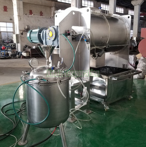 Mezclador de arado de polvo de acero inoxidable, máquina mezcladora, máquina licuadora de corte de arado para potenciador de sabor de especias - Product Image 5