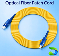 SC-SC Kabel Jumper Serat Optik Singlemode UPC/UPC 9/125μm OS2 PVC LSZH 1M 3M 5M 10M Panjang Kustom