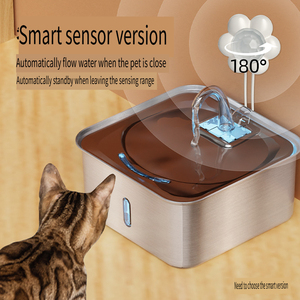 7L grande capacità in acciaio inox cane fontana di acqua per Mult gatti automatico Pet distributore di acqua per cani fontana - Product Image 5