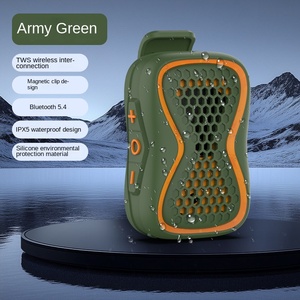 Altavoz Inalámbrico Compacto y Portátil de 5.3 Pulgadas, Modelo P8, con Clip para Cuello, LED RGB, Resistente al Agua, para Deportes al Aire Libre, Compatible con Tarjeta TF y Batería - Product Image 2