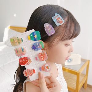 10 unids/set niños lindos accesorios para el cabello nuevos niños coreanos horquillas Color dulce gran oferta niñas peinados para regalos horquillas - Product Image 3