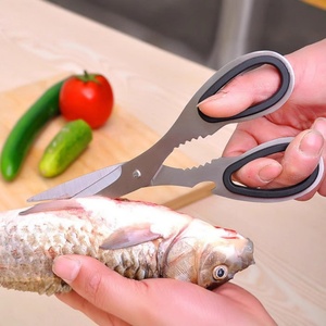 7-Piece Premium Stainless Steel Chef Knife Set <b>Scissor</b> Hollow Handle Kitchen Knife with Durable Block and Knife <b>Sharpener</b> - Product Image 6