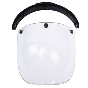 New Bubble Shield Xe Máy Mở Mặt Mũ Bảo Hiểm <span class=keywords><strong>Visor</strong></span> Visors Lật Lên Ống Kính Casco Phụ Kiện Mũ Bảo Hiểm Xe Máy - Product Image 5