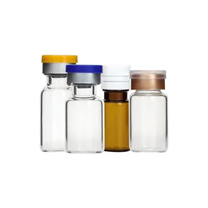 قارورة طبي زجاجية للبنسلين قوارير حقن للمضادات الحيوية من زجاج صغير