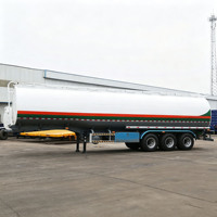 Semi-remorque citerne à carburant en acier robuste Dingtu, capacité de charge de 25001-30000 kg, grand espace de stockage pour la livraison de diesel/essence en zone rurale