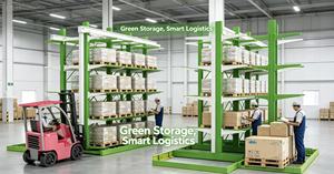 Orange Steel Cantilever Racks 3000mm Height Double-Sided Adjustable Arms 1500mm Powder Coated Warehouse Storage <b>System</b> - Product Image 3
