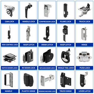 Cerradura de puerta con candado de armario, caja de pestillo de Panel de fabricante de China, puerta abatible con candado, candado de 3 puntos para manijas - Product Image 5