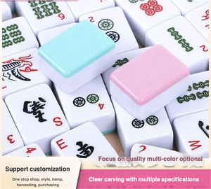 <span class=keywords><strong>Set</strong></span> di Tessere <span class=keywords><strong>Mahjong</strong></span> in Melamina Personalizzabile per Giochi Casual <span class=keywords><strong>a</strong></span> Casa e in Dormitorio - Product Image 2