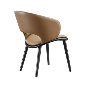 Modern Denmark Nordic <b>Dining</b> <b>Chair</b> Solid Wood Frame Removable Cover-Home Office Park Use Hotel Armchair for Restaurant Banquet - Product Image 4