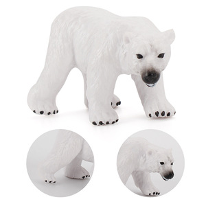 Nuevo modelo de oso polar de Vida Silvestre, simulación de niños, animal estático, Educación Temprana, suministro de pantalla cognitiva - Product Image 3