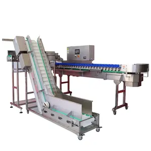 Food factory cheap seafood stainless steel price sorting table/fish cleaning machine