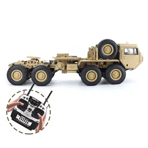 军用卡车玩具遥控汽车HG-P802标准8CH遥控无线电控制军用卡车模型