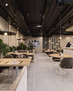 Mostrador Personalizado para Cafetería |   Cafetería con Barra de Acero Inoxidable y Madera |   Soluciones Completas de Diseño y Decoración para Tiendas, Mostrador de Café - Product Image 4