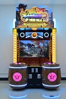Machine de jeu vidéo de tir pour enfants, simulateur d'arcade de divertissement, thème Western Cowboy, à monnayeur, pour usage intérieur