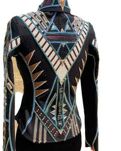 Chaqueta ecuestre de cierre de cremallera elegante y elegante de primera calidad para equitación occidental Suministro ODM transpirable - Product Image 5