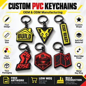 Llavero de PVC Personalizado para Aventuras, Anillo de Llaves de Goma Suave para Exteriores, Fabricación OEM ODM - Product Image 4