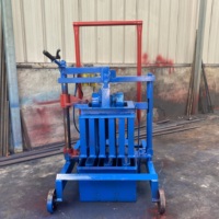 Machine de fabrication de blocs de béton mobiles de petite taille pour la production de pavés autobloquants et de briques creuses – Vente en gros