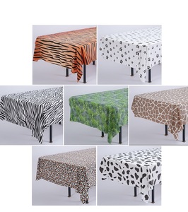 137 _ 274cm foresta giungla stampa animale tovaglia leopardo copertura tavolo per feste di laurea matrimoni celebrazioni di buon compleanno - Product Image 5