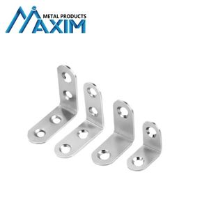 Soporte <span class=keywords><strong>de</strong></span> ángulo recto <span class=keywords><strong>de</strong></span> 6 uds., soporte <span class=keywords><strong>de</strong></span> Metal <span class=keywords><strong>de</strong></span> acero inoxidable para estantes <span class=keywords><strong>de</strong></span> <span class=keywords><strong>madera</strong></span>, muebles <span class=keywords><strong>de</strong></span> armario, soporte <span class=keywords><strong>de</strong></span> esquina en L plateado - Product Image 4