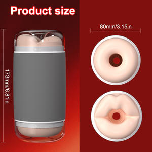 Zhirou Vliegtuig Cup Dubbele Kop Orale En Anale Seks Mannelijke Training Machine Elektrische Schimmel Gieten - Product Image 3