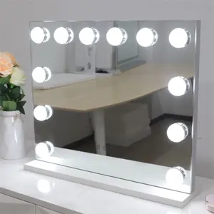 Make Up Led Vanity Mirror With 14 Touch Dimmer Led Bulbs For Makeup Dressing Table Hollywood Mirror