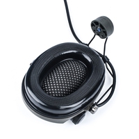 Casque tactique WADSN avec adaptateur pour casque, fonction de réduction du bruit, casque de jeu WZ190