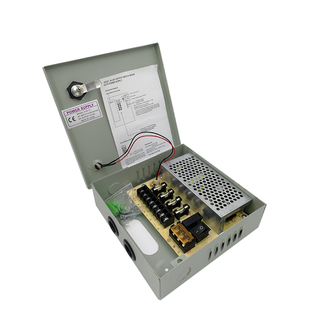 12V 5A 4 Channel CCTV POWER SUPPLY BOX