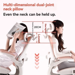 Silla <span class=keywords><strong>de</strong></span> oficina ergonómica moderna con respaldo <span class=keywords><strong>de</strong></span> tela para el trabajo con ordenador, larga estancia en casa, dormitorio <span class=keywords><strong>de</strong></span> transmisión en vivo, dormitorios <span class=keywords><strong>de</strong></span> <span class=keywords><strong>niñas</strong></span> - Product Image 3