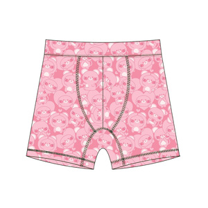 Calzoncillos de bambú para niños con estampado de cuadros personalizados, ropa interior infantil - Product Image 1