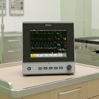 Edan Veterinär-Multiparameter-Monitor X8 VET Kompakter 8-Zoll-Touchscreen für Kleintierkliniken EKG NIBP SpO2 TEMP CO2