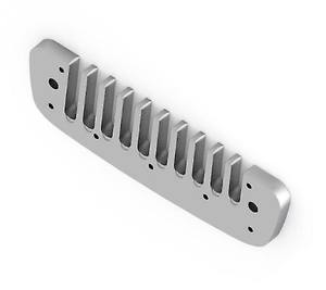 Service d'usinage CNC <span class=keywords><strong>Harmonica</strong></span> en alliage de billettes d'aluminium par votre conception OEM - Product Image 3