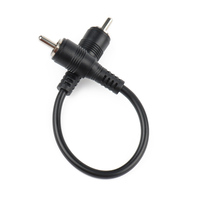 Adaptateur de câble audio RCA mâle-femelle XLR pour haut-parleur et microphone, matériau PVC, 19 cm