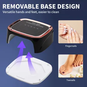 Rechargeable Nail Art Lamp Professional 36 LED UV Dryer for Gel Nail Polish, Fast Nail Dryer <b>with</b> 4 <b>Timers</b> for Salon and Home - Product Image 5