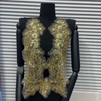 Accessoires de décoration de vêtements en sequins, perles, broderies et dentelle